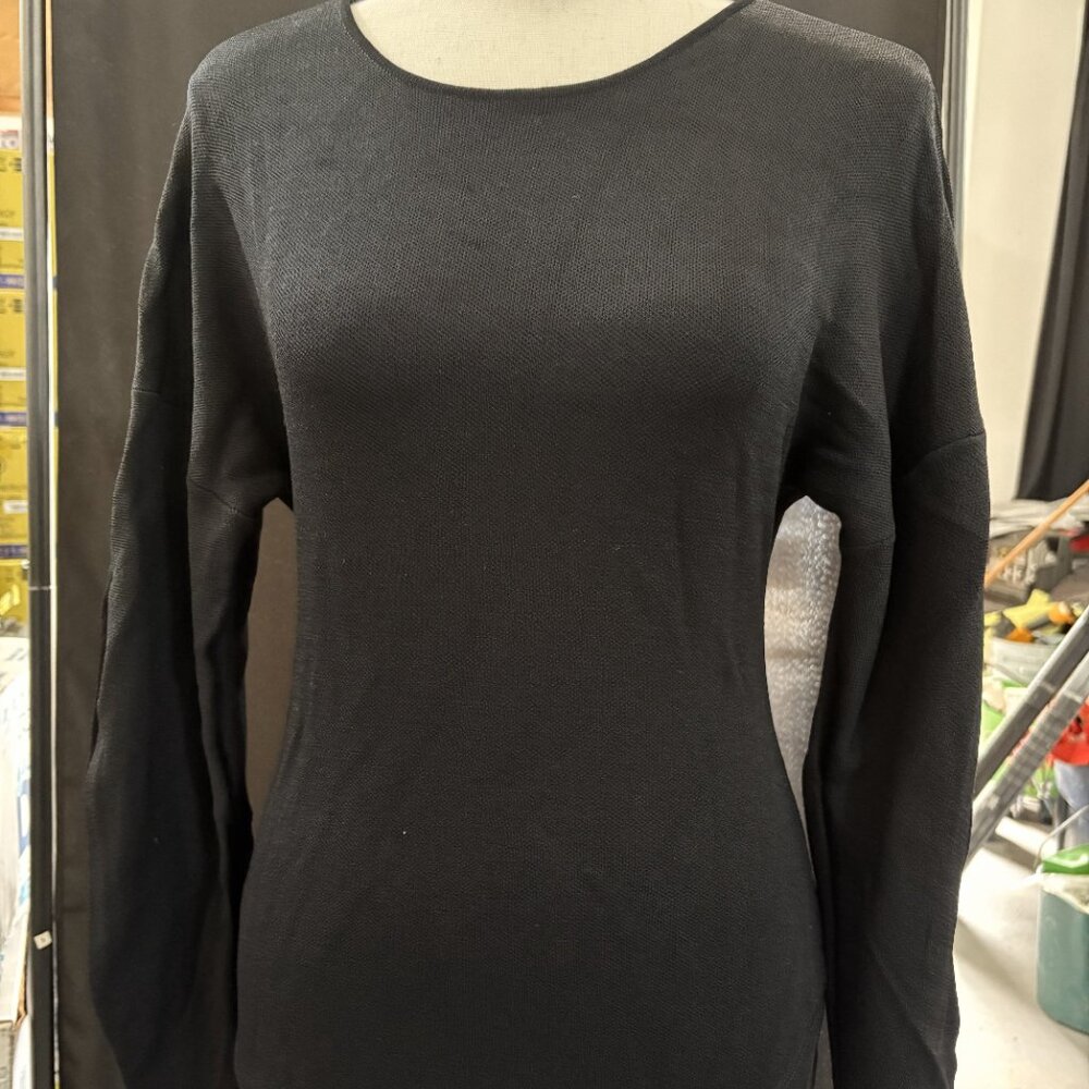 Esteban Cortazar Long Sleeve Backless Top